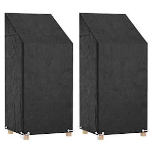 Prevleka za vrtne stole 2 kosa 8 obročkov 65x65x110/150 cm