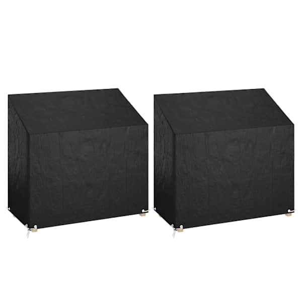 vidaXL aiapingi katted 2 tk, 8 aasaga, 130x70x70/88 cm, pol&uuml;et&uuml;leen