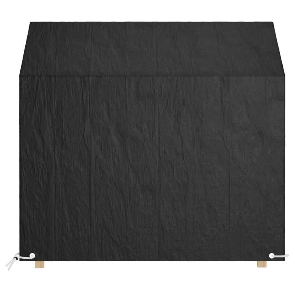 vidaXL 2 db polietilén kerti pad huzat 8 fűzőlyukkal 130x70x70/88 cm