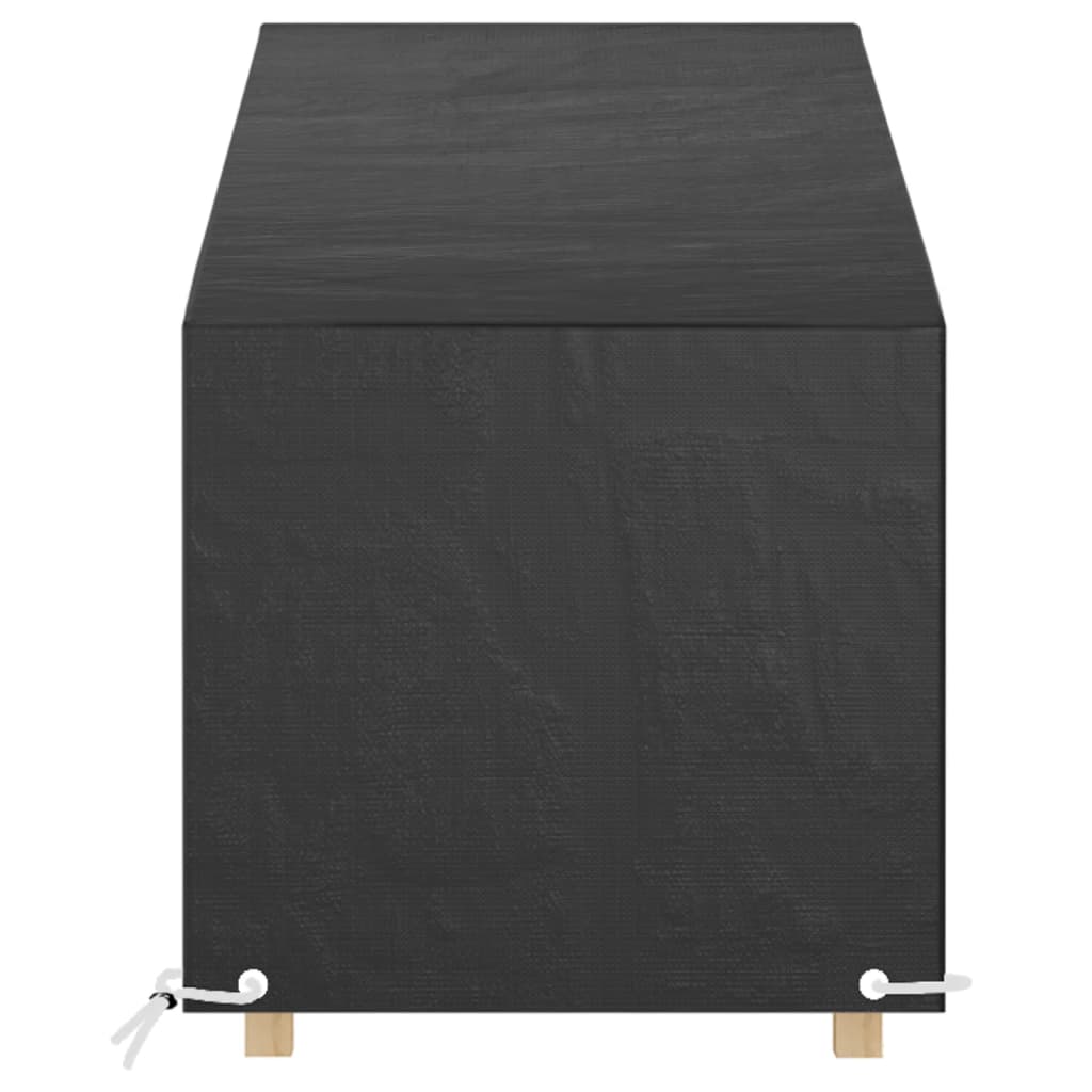 vidaXL 2 db polietilén napozóágy huzat 12 fűzőlyukkal 205x75x40/70 cm