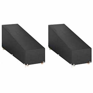 Prevleka za ležalnik 2 kosa 12 obročkov 200x65x35/60 cm PE