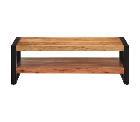 vidaXL Table basse 120x55x40 cm bois massif d'acacia