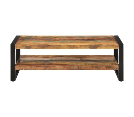 vidaXL Coffee Table 120x55x40 cm Solid Wood Reclaimed