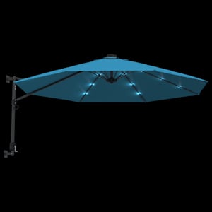 Nástěnný slunečník s LED Sea Blue 290 cm - obrázek 7