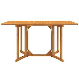 Skládací zahradní stůl Butterfly 150 x 90 x 75 cm masivní teak - obrázek 2