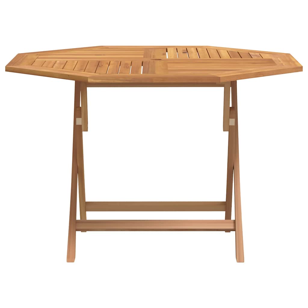 vidaXL Tuintafel inklapbaar 110x110x75 cm massief teakhout