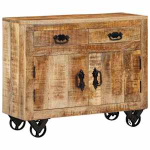 Komoda 80x30x65 cm trden robusten mangov les