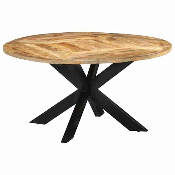 vidaXL s&ouml;&ouml;gilaud, &Oslash;150 x 76 cm, t&ouml;&ouml;tlemata mangopuit