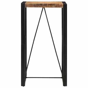Barový stůl 60 x 55 x 110 cm masivní hrubé mangovníkové dřevo - obrázek 2