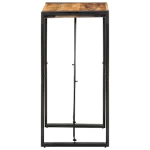 Barový stůl 60 x 55 x 110 cm masivní hrubé mangovníkové dřevo - obrázek 4
