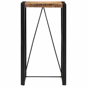 vidaXL طاولة بار 60×55×110 سم خشب مانجو صلب خشن