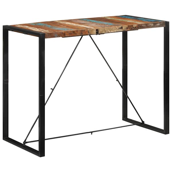 vidaXL baarilaud, 175 x 90 x 110 cm, taastatud puit