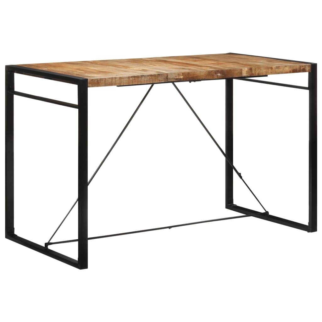 VidaXL Bar Table 68.9x35.4x43.3 Solid Rough Wood Mango