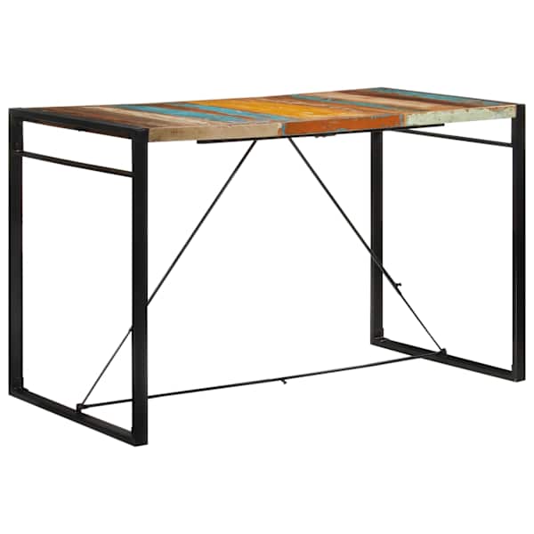 vidaXL baarilaud, 175 x 90 x 110 cm, taastatud puit