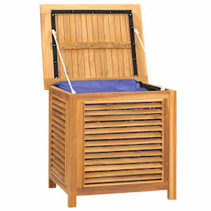 Zahradní úložný box s vložkou 60 x 50 x 58 cm masivní teak - obrázek 4