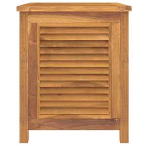 Zahradní úložný box s vložkou 60 x 50 x 58 cm masivní teak - obrázek 6