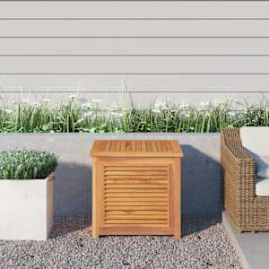 Zahradní úložný box s vložkou 60 x 50 x 58 cm masivní teak - obrázek 1