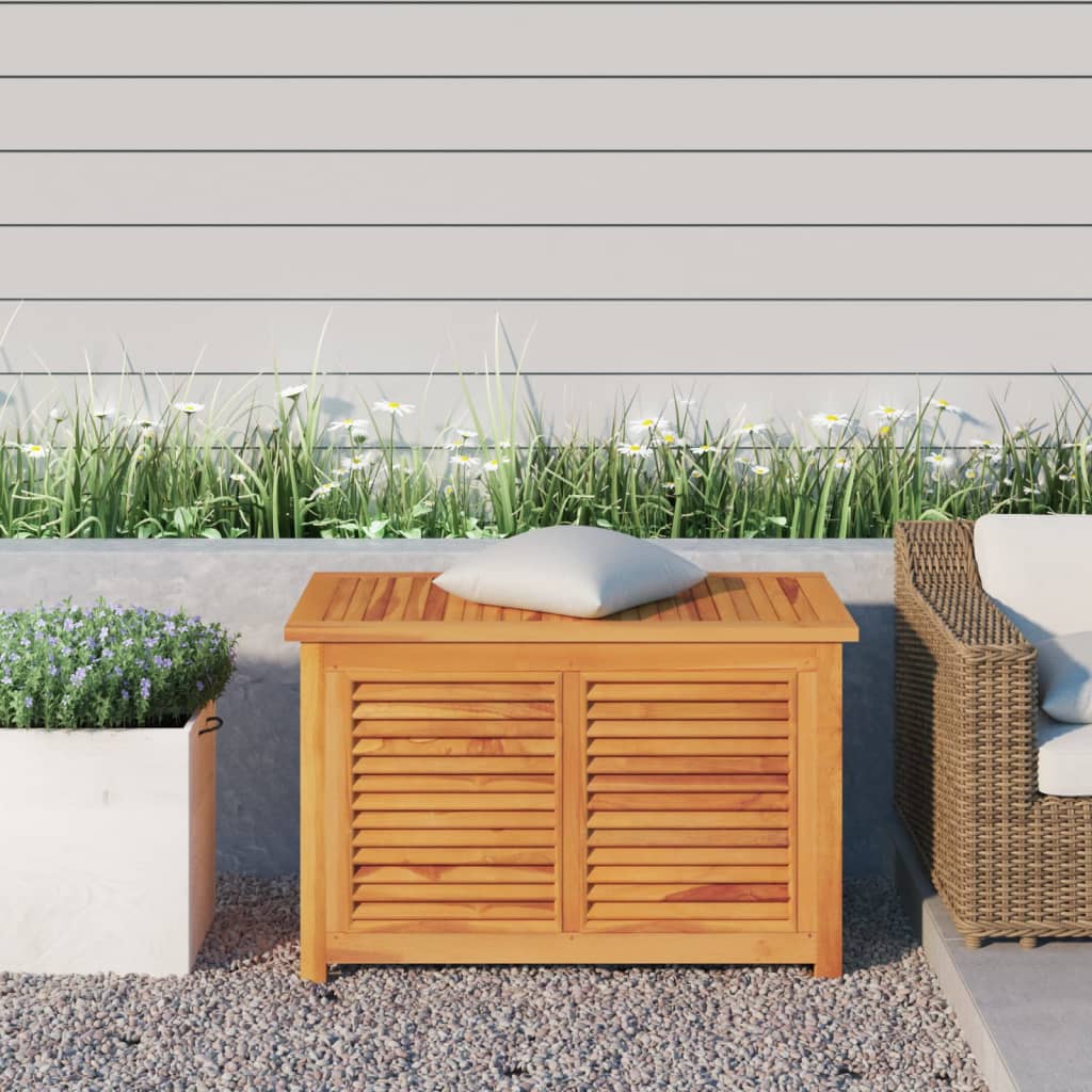 vida XL Gartenbox mit Beutel 90x 50x 58 cm Massivholz Teak