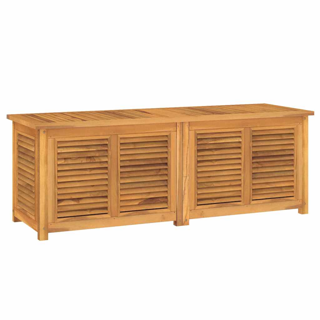 vidaXL Zahradní úložný box s vložkou 150 x 50 x 55 cm masivní teak