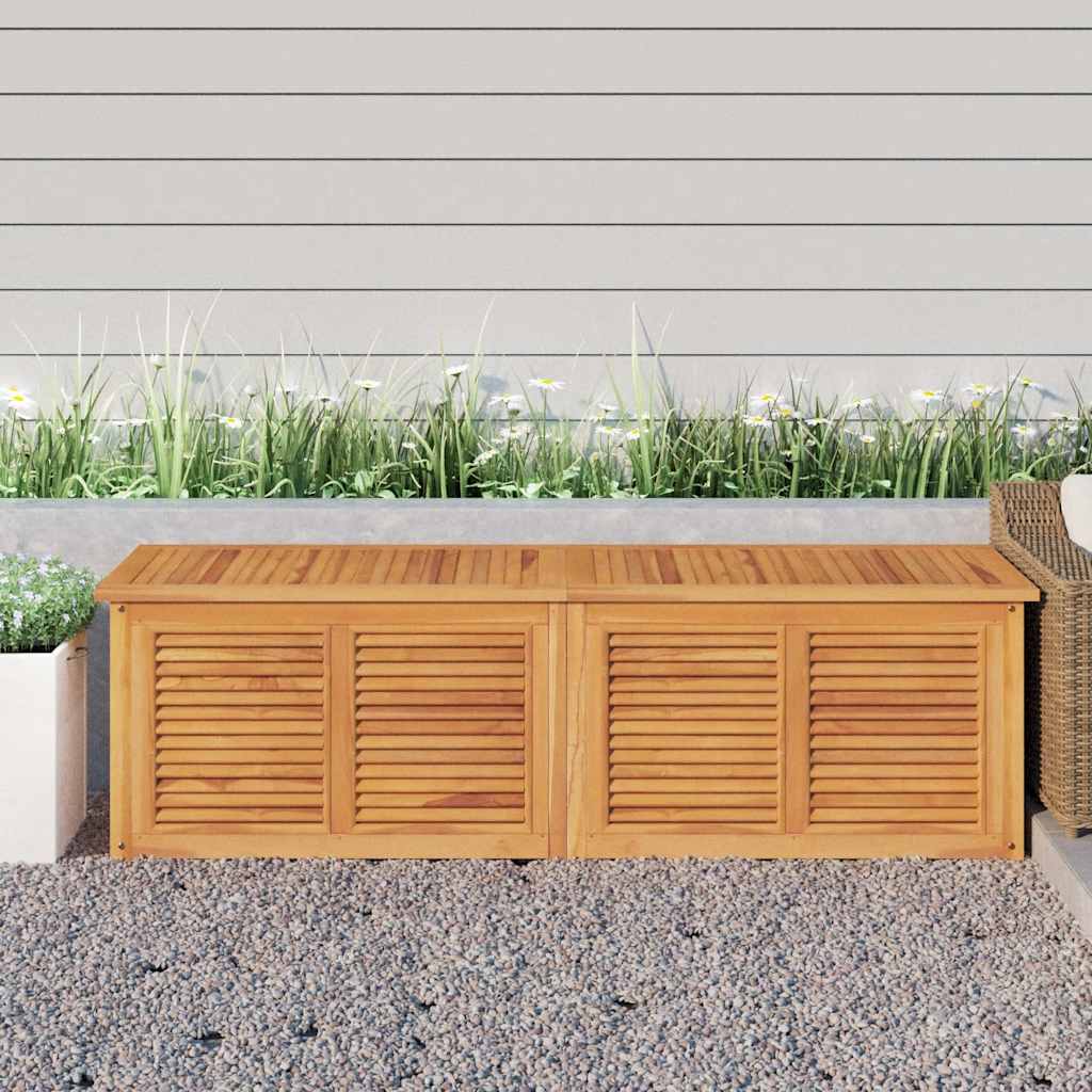 vida XL Gartenbox mit Beutel 175x 50x 53 cm Massivholz Teak