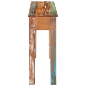 Konzolový stolek 110 x 30 x 75 cm masivní recyklované dřevo - obrázek 5