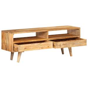 TV skříňka 110x30x41 cm masivní mangovníkové dřevo - obrázek 2