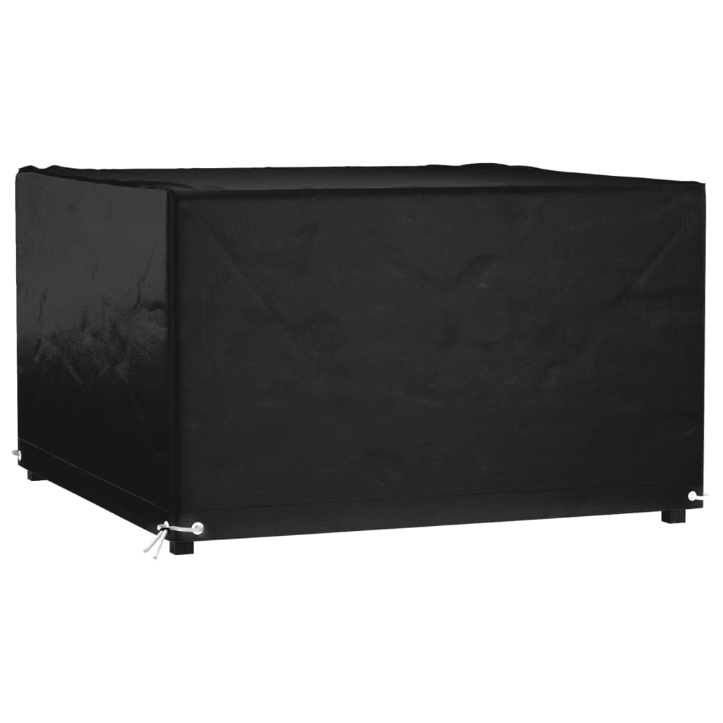 vidaXL Husă pentru mobilier de grădină, 8 ocheți, 125x125x75 cm pătrat