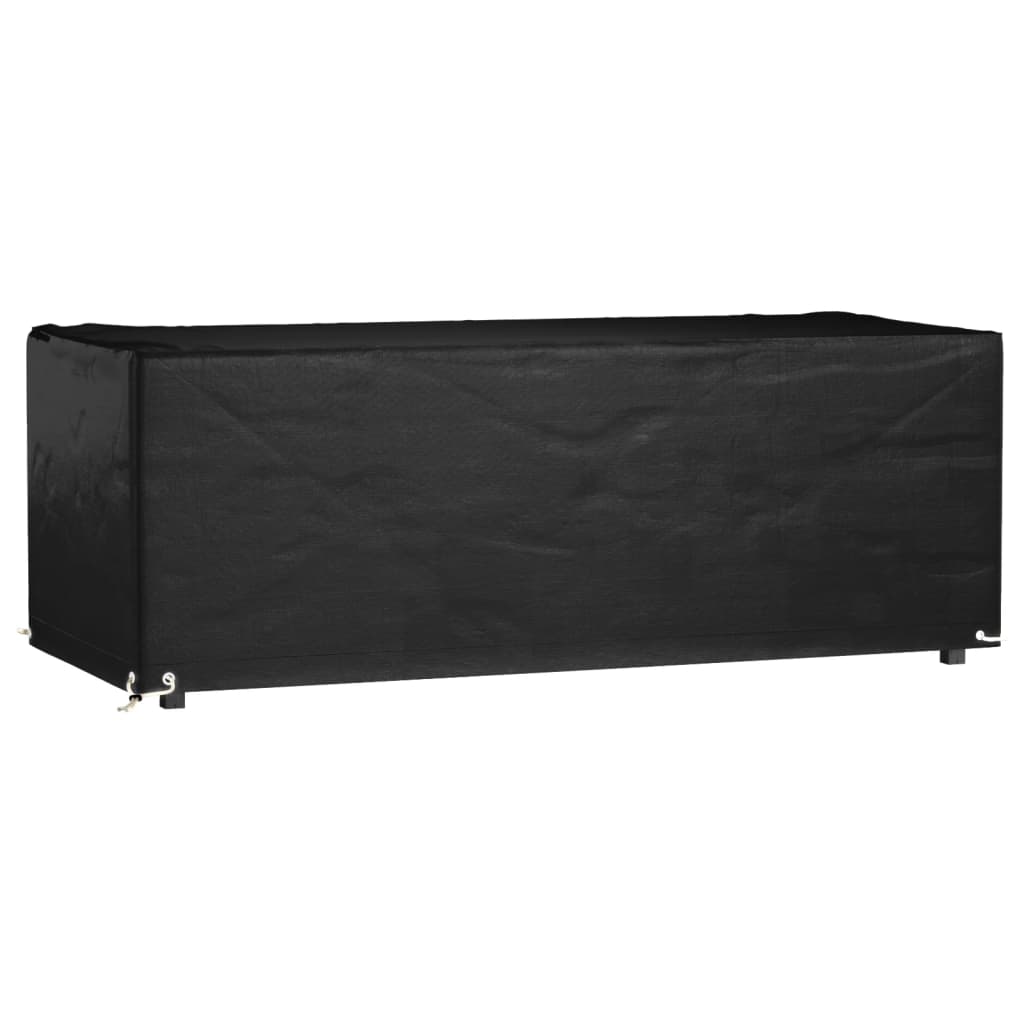 vidaXL Gartenmöbel-Abdeckung 8 Ösen 192x82x65 cm Rechteckig