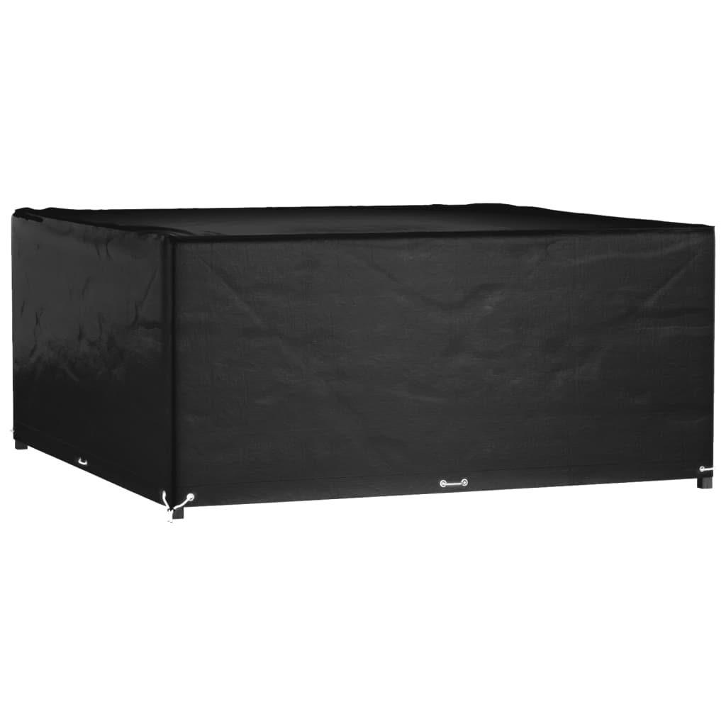 Housse de salon de jardin 16 œillets 205x205x90 cm carré