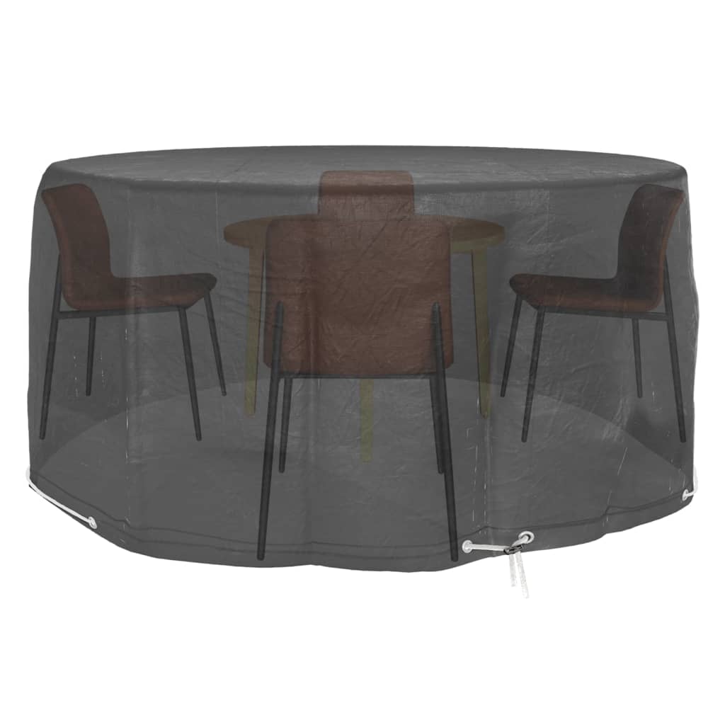 vidaXL Tuinmeubelhoes met 10 oogjes rond Ø 230x90 cm afbeelding