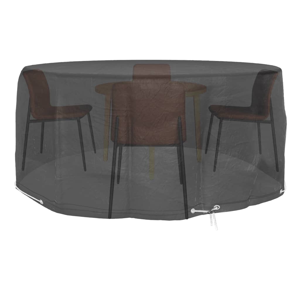 vidaXL Husă mobilier de grădină, 10 ocheți, rotund, Ø260x90 cm