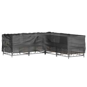 Plachta na zahradní nábytek tvar L 16 oček 250 x 250 x 70 cm - obrázek 9