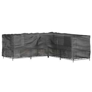 Plachta na zahradní nábytek tvar L 16 oček 285 x 285 x 70 cm - obrázek 9