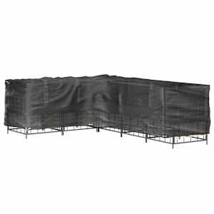 Plachta na zahradní nábytek tvar L 16 oček 260 x 210 x 80 cm - obrázek 9
