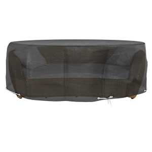 Plachta na zahradní nábytek 10 oček Ø 236 x 67 cm kulatá - obrázek 2