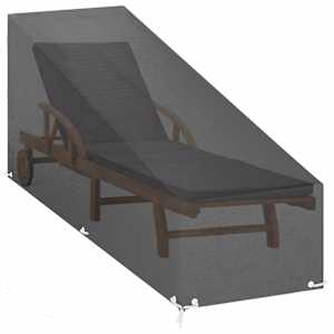 Plachta na zahradní lehátko s 12 očky 200 x 65 x 35/60 cm PE - obrázek 2