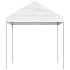 Altán se střechou bílý 15,61 x 2,28 x 2,69 m polyethylen - obrázek 3