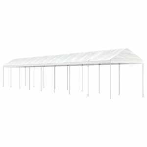 Paviljon s streho bel 17,84x2,28x2,69 m polietilen