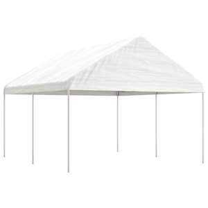 Paviljon s streho bel 4,46x4,08x3,22 m polietilen