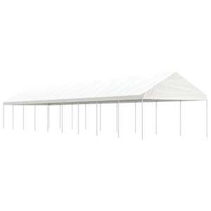 Paviljon s streho bel 20,07x4,08x3,22 m polietilen