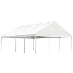 Paviljon s streho bel 8,92x5,88x3,75 m polietilen