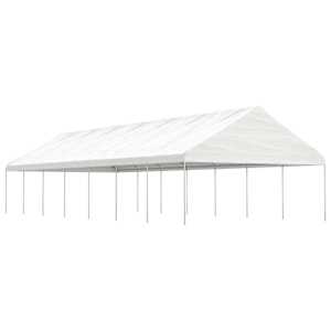 Paviljon s streho bel 15,61x5,88x3,75 m polietilen