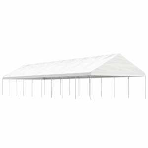 Altán se střechou bílý 20,07 x 5,88 x 3,75 m polyethylen - obrázek 1