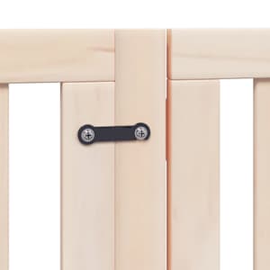 Zábrana pro psy s dvířky skládací 12 panelů 600 cm topol - obrázek 8