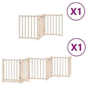 vidaXL kokkupandav koerav&auml;rav uksega, 9 paneeli, 450 cm, paplipuit