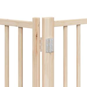 Zábrana pro psy s dvířky skládací 6 panelů 480 cm topol - obrázek 11