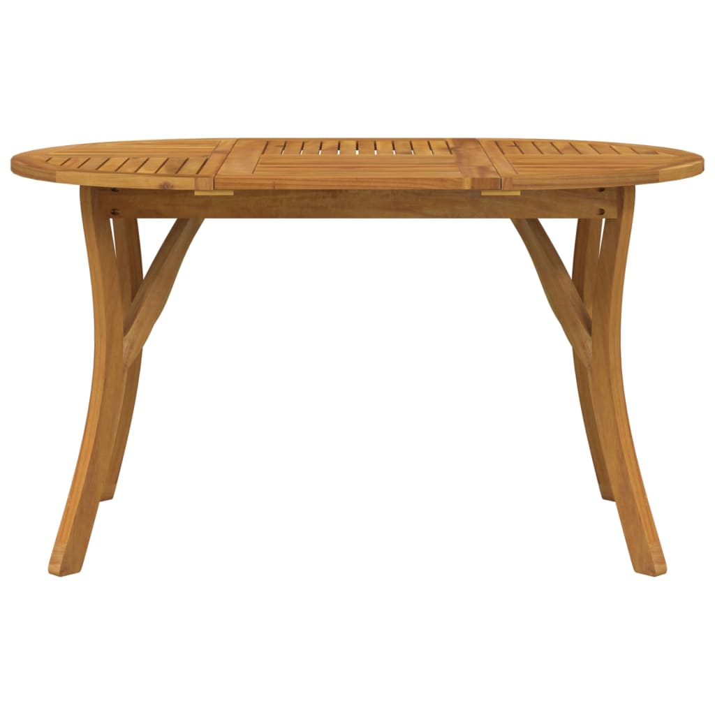 vidaXL Puutarhapöytä 150x90x75 cm täysi akasiapuu