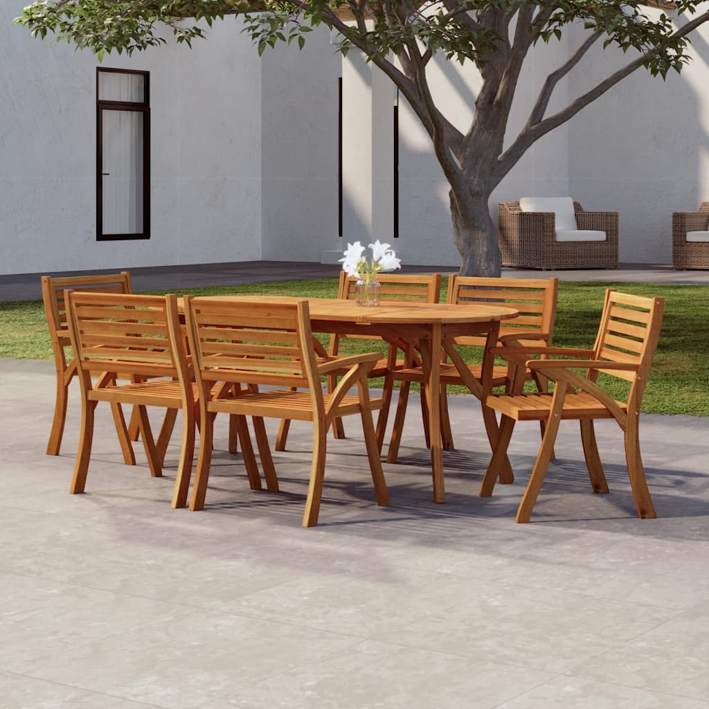 vida XL Gartentisch 200x 90x 75 cm Massivholz Akazie