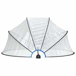 Kopule na bazén kulatá 315 x 158 cm PVC - obrázek 4