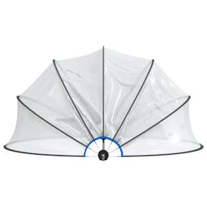 Kopule na bazén kulatá 467 x 234 cm PVC - obrázek 4